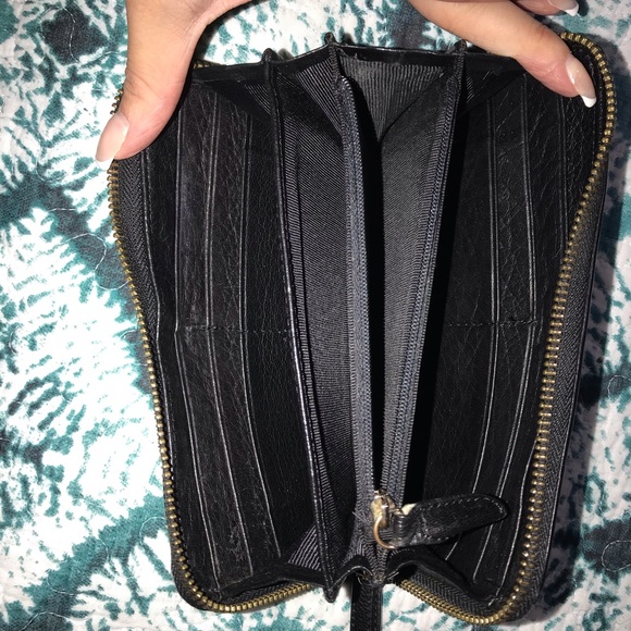 Authentic leather black GUESS ❓ Wallet - Picture 7 of 12